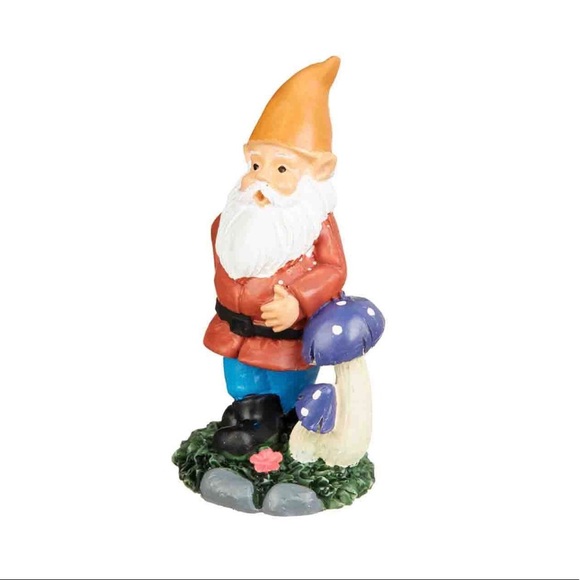 🍄 CERAMIC MUSHROOM GNOME 🍄 - Picture 1 of 1